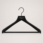 Taren | Matte Black Wooden Clothes Hanger