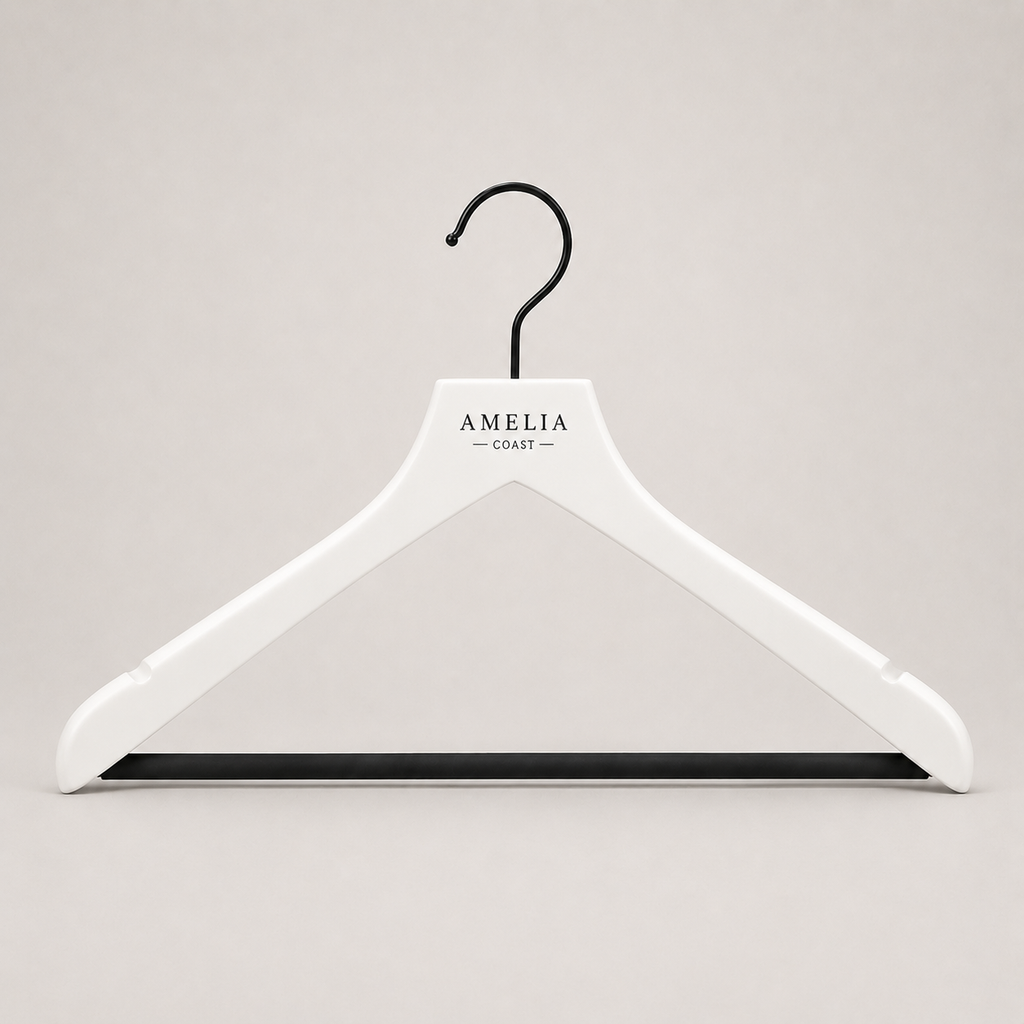 Ovrin | Elegant White Clothes Hanger