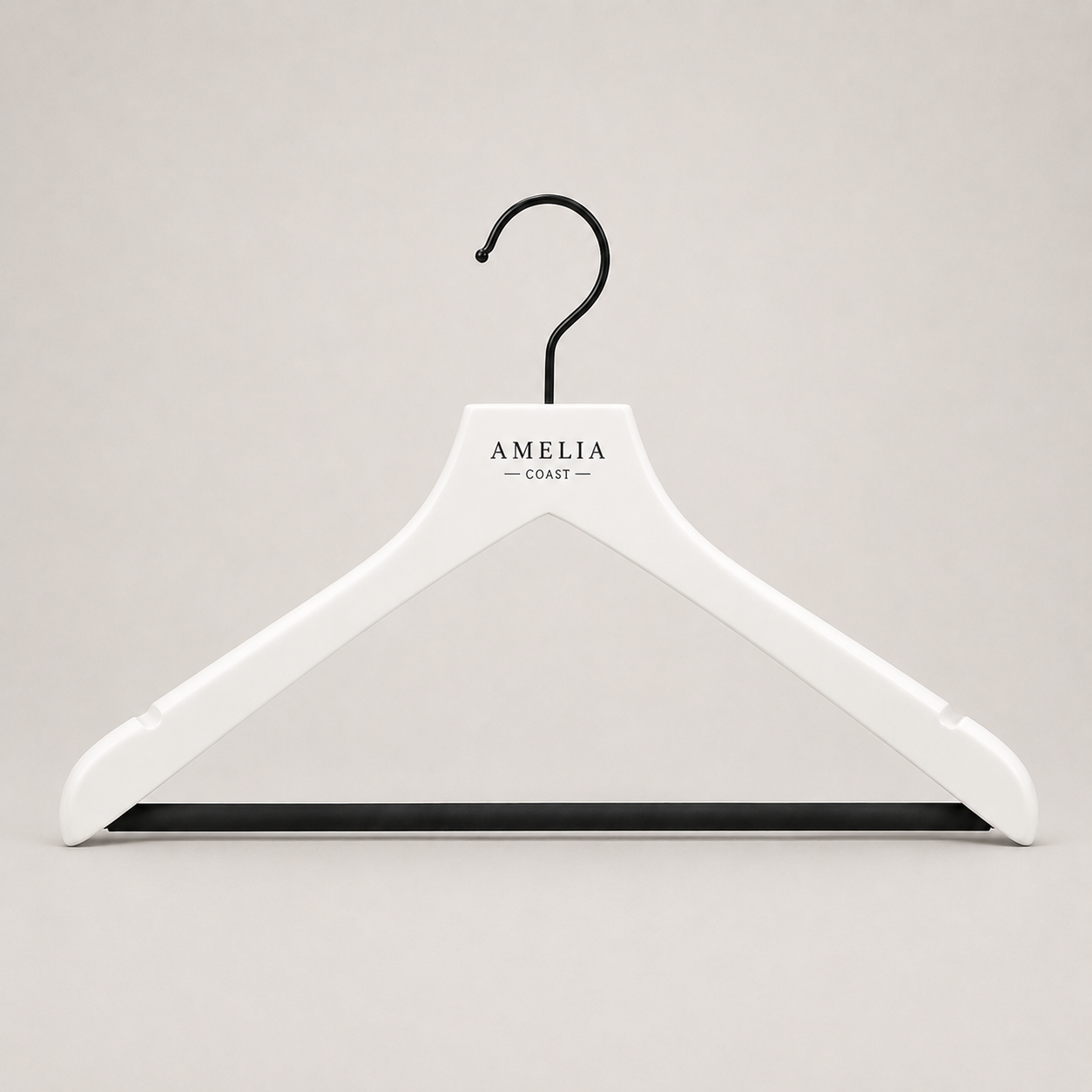 Ovrin | Elegant White Clothes Hanger