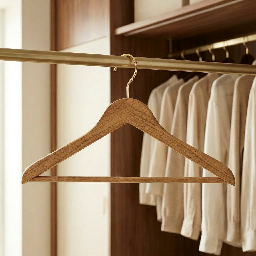 Averyn | Natural Oak Wood Clothes Hanger