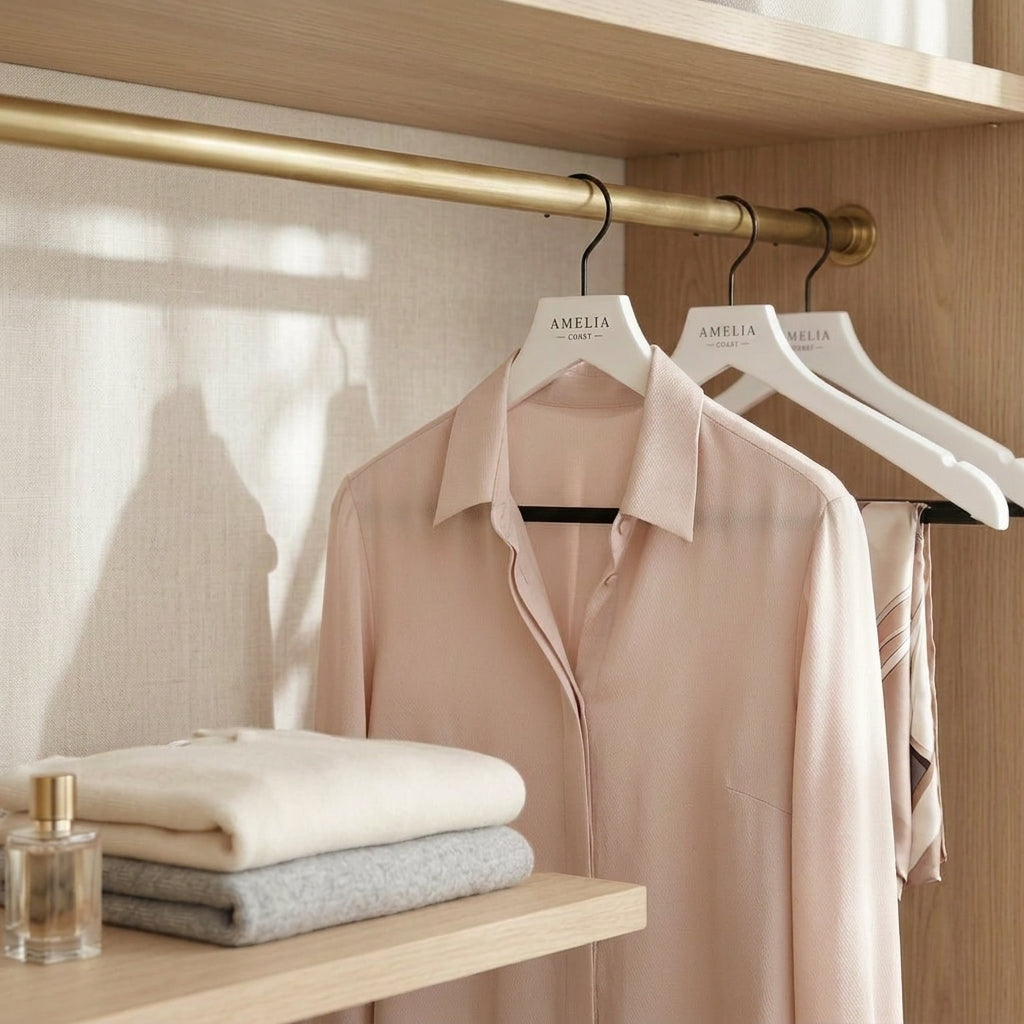 Ovrin | Elegant White Clothes Hanger